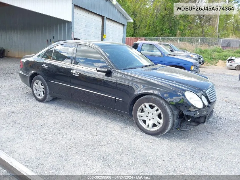 2005 Mercedes-Benz E 320 Cdi VIN: WDBUF26J45A574354 Lot: 39255508