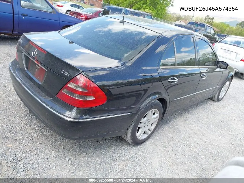 WDBUF26J45A574354 2005 Mercedes-Benz E 320 Cdi