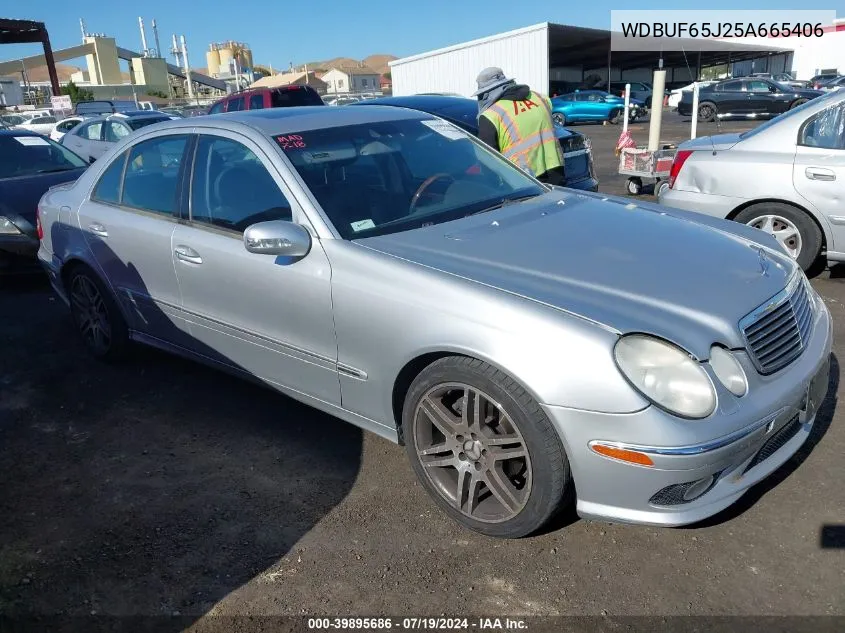 2005 Mercedes-Benz E-Class 3.2L VIN: WDBUF65J25A665406 Lot: 39895686