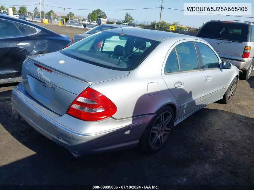 2005 Mercedes-Benz E-Class 3.2L VIN: WDBUF65J25A665406 Lot: 39895686