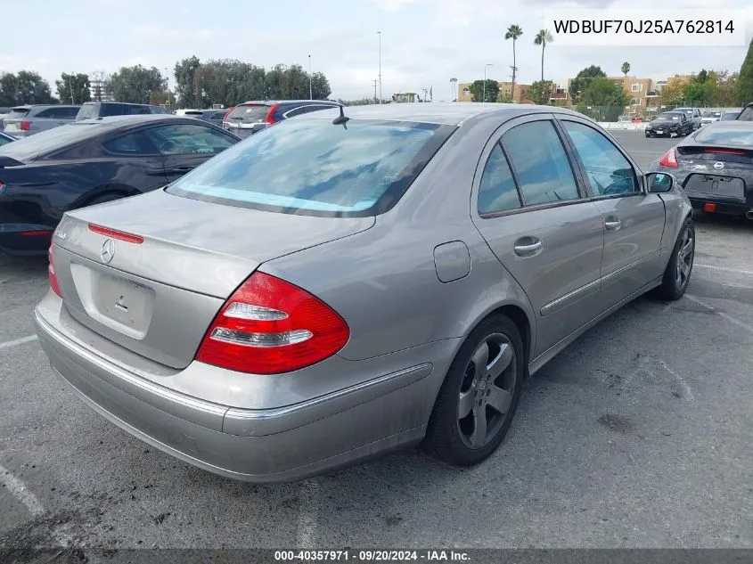 2005 Mercedes-Benz E 500 VIN: WDBUF70J25A762814 Lot: 40357971