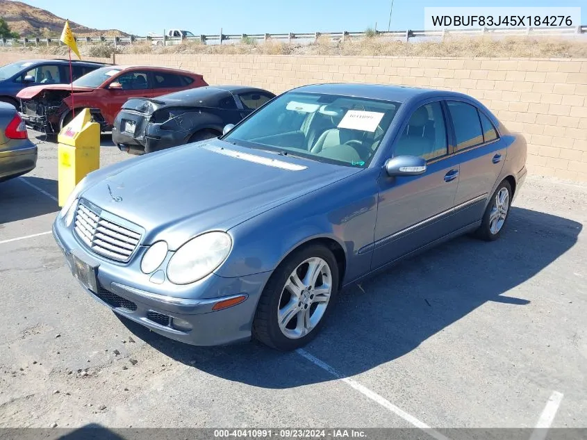 2005 Mercedes-Benz E 500 4Matic VIN: WDBUF83J45X184276 Lot: 40410991