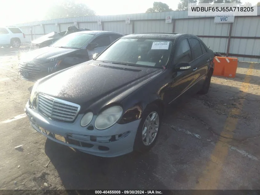 2005 Mercedes-Benz E-Class 320 VIN: WDBUF65J65A718205 Lot: 40455008