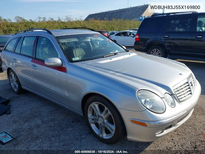 2005 Mercedes-Benz E 500 4Matic VIN: WDBUH83J55X169800 Lot: 40506038