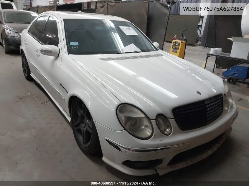 2005 Mercedes-Benz E 55 Amg VIN: WDBUF76J75A627884 Lot: 40680597