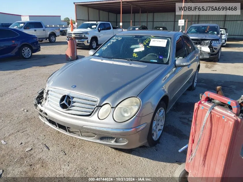 2005 Mercedes-Benz E 320 VIN: WDBUF65J75A699468 Lot: 40744024