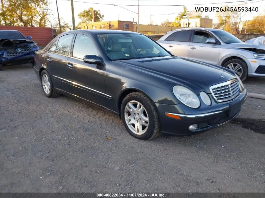 2005 Mercedes-Benz E 320 Cdi VIN: WDBUF26J45A593440 Lot: 40822034