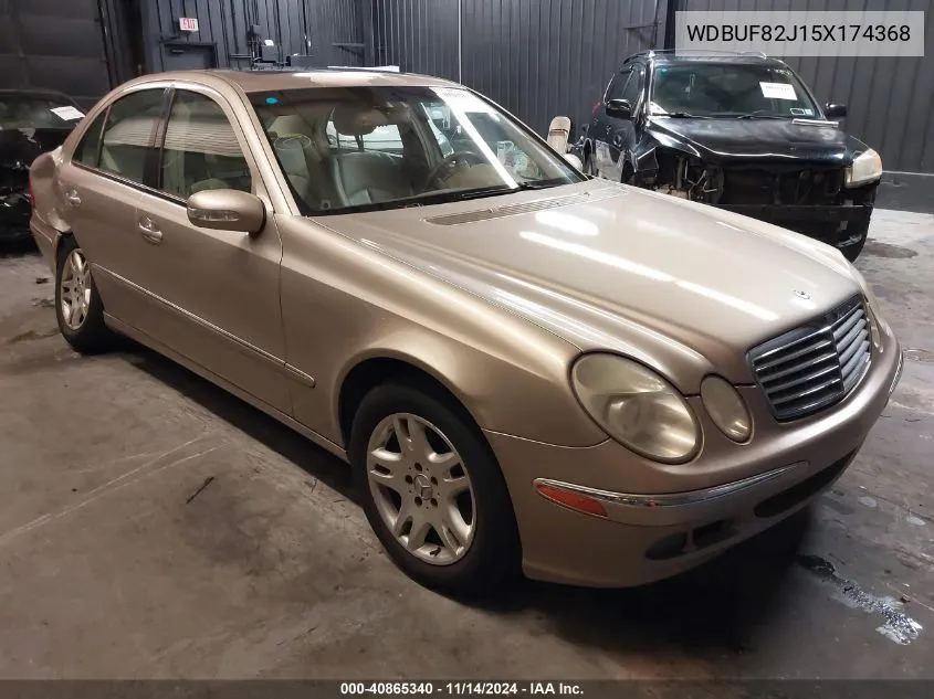 2005 Mercedes-Benz E 320 4Matic VIN: WDBUF82J15X174368 Lot: 40865340