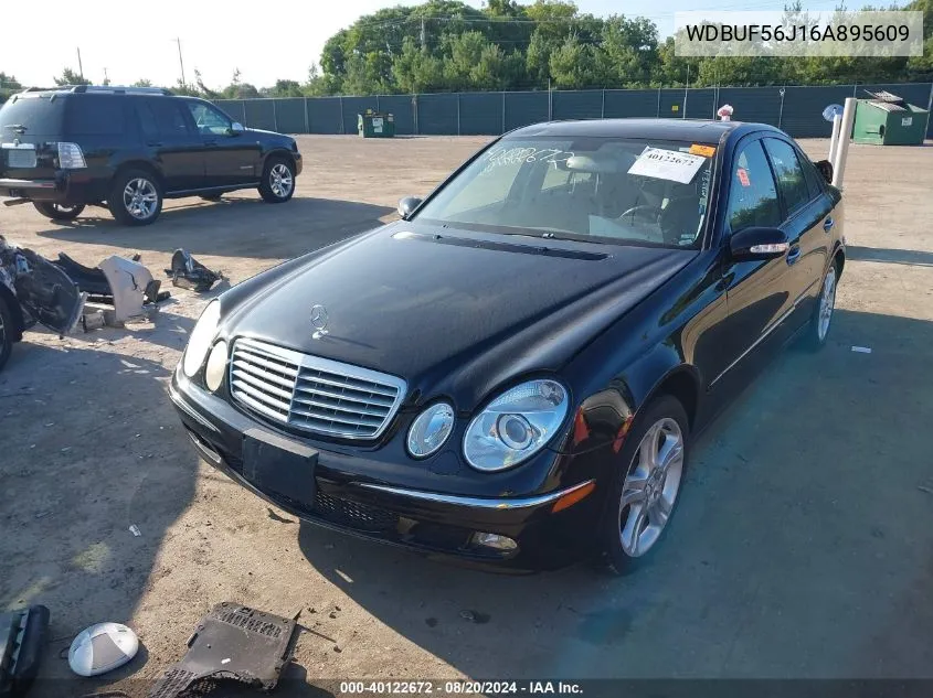 2006 Mercedes-Benz E 350 VIN: WDBUF56J16A895609 Lot: 40122672