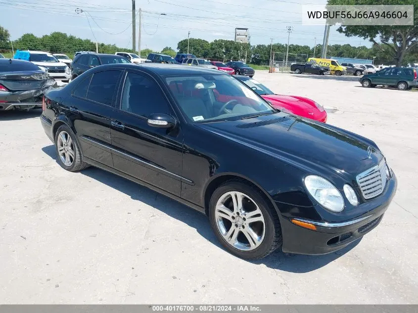 2006 Mercedes-Benz E 350 VIN: WDBUF56J66A946604 Lot: 40176700