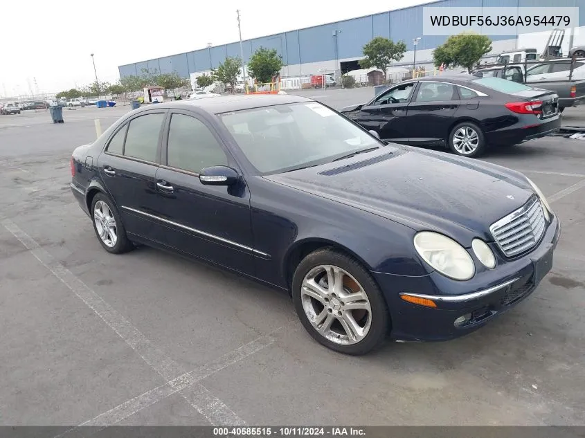 2006 Mercedes-Benz E 350 350 VIN: WDBUF56J36A954479 Lot: 40585515