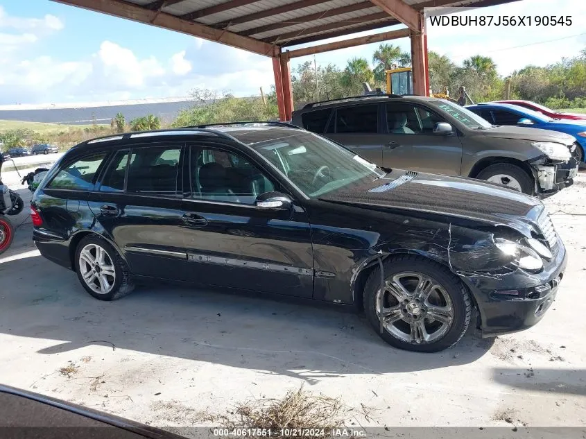 2006 Mercedes-Benz E 350 4Matic VIN: WDBUH87J56X190545 Lot: 40617551