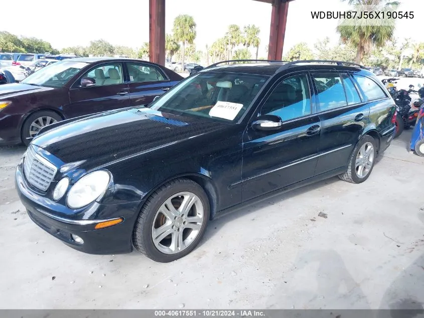 2006 Mercedes-Benz E 350 4Matic VIN: WDBUH87J56X190545 Lot: 40617551