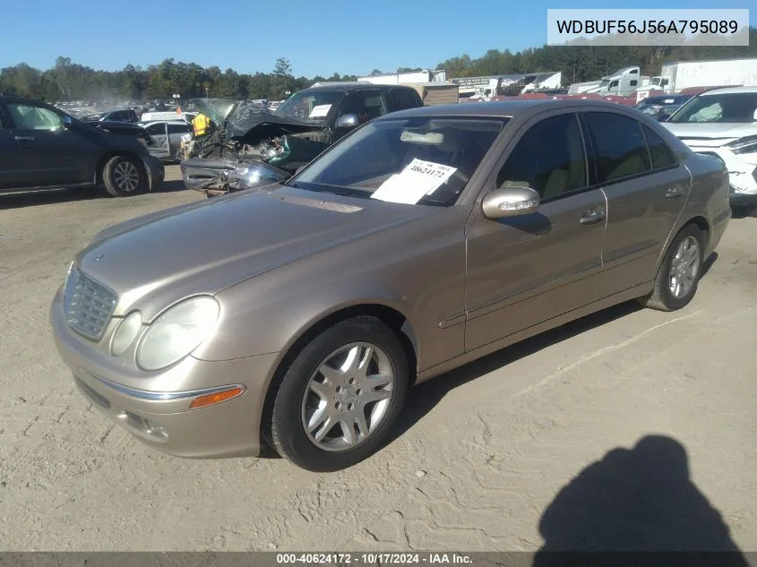 2006 Mercedes-Benz E 350 VIN: WDBUF56J56A795089 Lot: 40624172