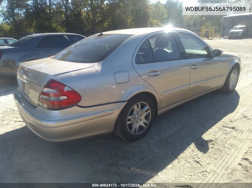 2006 Mercedes-Benz E 350 VIN: WDBUF56J56A795089 Lot: 40624172