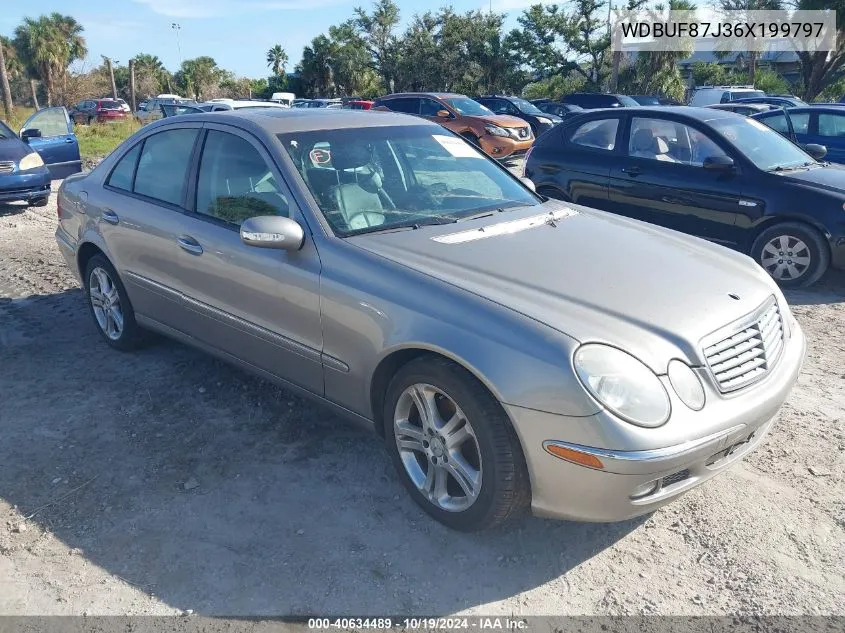 2006 Mercedes-Benz E 350 4Matic VIN: WDBUF87J36X199797 Lot: 40634489