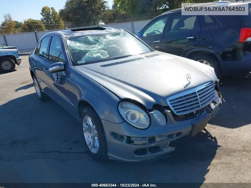 2006 Mercedes-Benz E 350 VIN: WDBUF56JX6A764503 Lot: 40663344