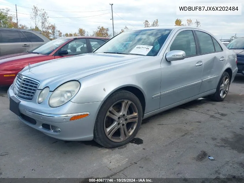 2006 Mercedes-Benz E 350 4Matic VIN: WDBUF87JX6X202484 Lot: 40677746