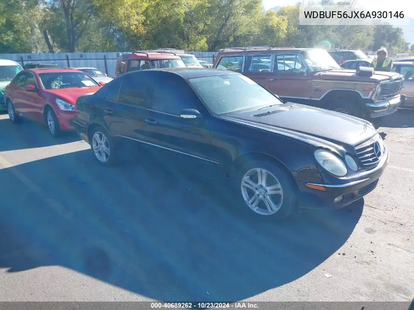 2006 Mercedes-Benz E 350 VIN: WDBUF56JX6A930146 Lot: 40689262