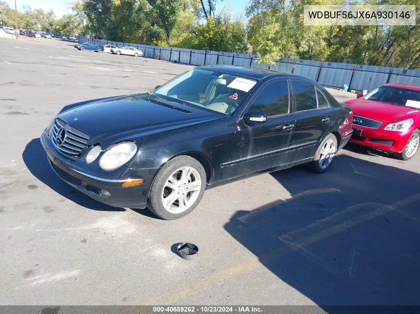 2006 Mercedes-Benz E 350 VIN: WDBUF56JX6A930146 Lot: 40689262