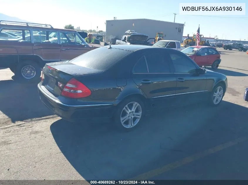 2006 Mercedes-Benz E 350 VIN: WDBUF56JX6A930146 Lot: 40689262