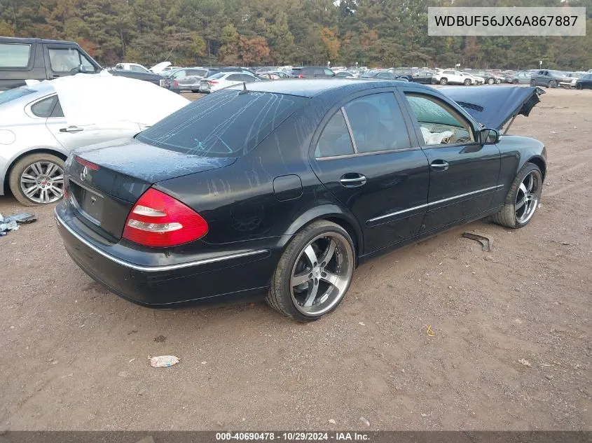 2006 Mercedes-Benz E 350 VIN: WDBUF56JX6A867887 Lot: 40690478