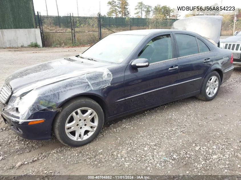 2006 Mercedes-Benz E 350 VIN: WDBUF56J56A854223 Lot: 40704882