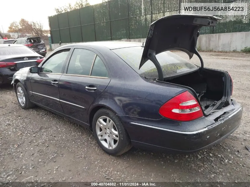 2006 Mercedes-Benz E 350 VIN: WDBUF56J56A854223 Lot: 40704882