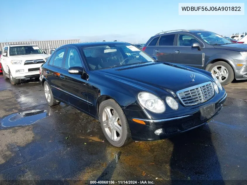 2006 Mercedes-Benz E 350 VIN: WDBUF56J06A901822 Lot: 40868156