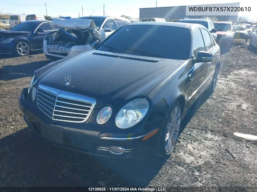 2007 Mercedes-Benz E-Class VIN: WDBUF87X57X220610 Lot: 12138825