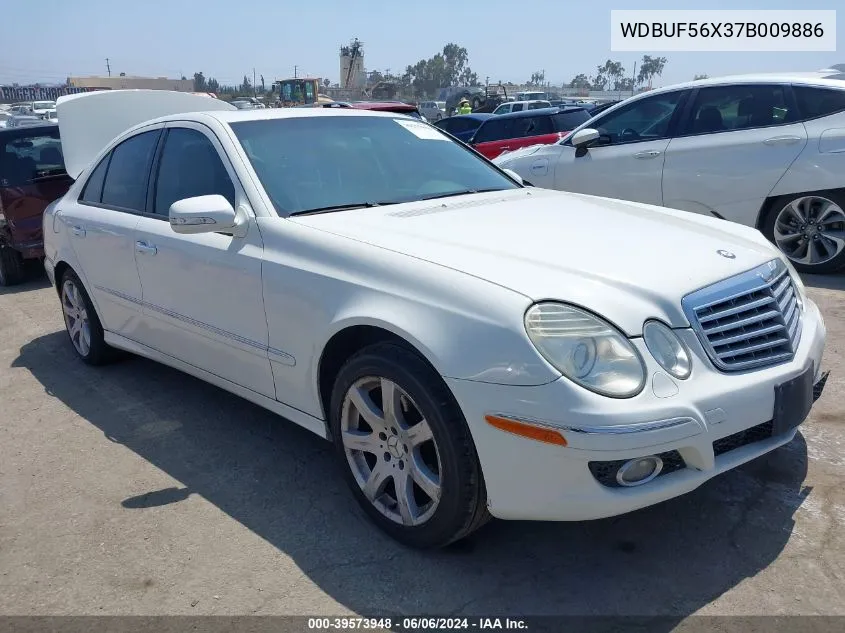 2007 Mercedes-Benz E 350 VIN: WDBUF56X37B009886 Lot: 39573948