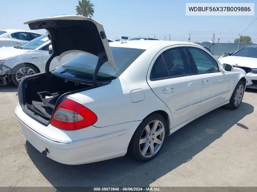 2007 Mercedes-Benz E 350 VIN: WDBUF56X37B009886 Lot: 39573948