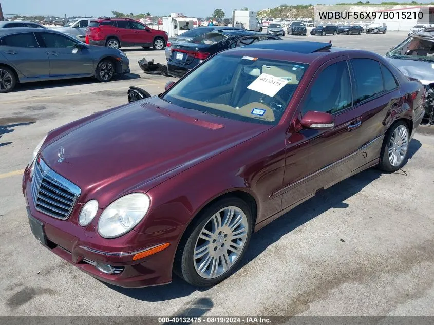 2007 Mercedes-Benz E 350 VIN: WDBUF56X97B015210 Lot: 40132475