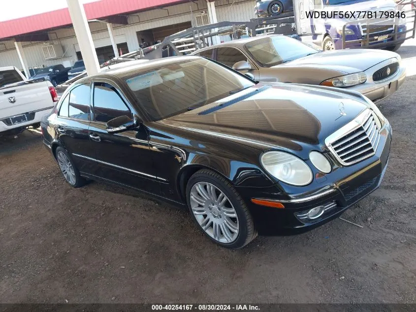 2007 Mercedes-Benz E 350 VIN: WDBUF56X77B179846 Lot: 40254167