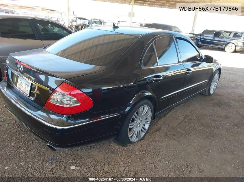 2007 Mercedes-Benz E 350 VIN: WDBUF56X77B179846 Lot: 40254167