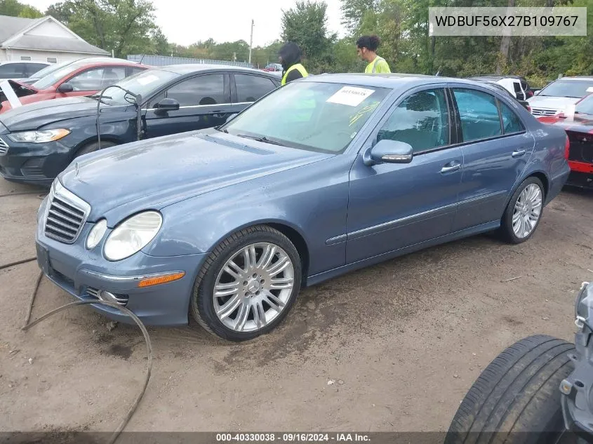 2007 Mercedes-Benz E 350 VIN: WDBUF56X27B109767 Lot: 40330038