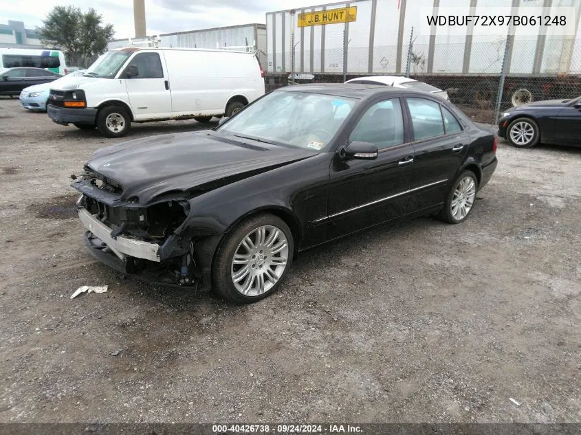 2007 Mercedes-Benz E 550 VIN: WDBUF72X97B061248 Lot: 40426738