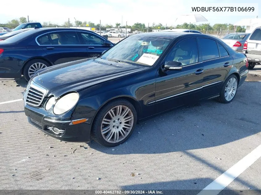 2007 Mercedes-Benz E 350 VIN: WDBUF56X77B106699 Lot: 40462782