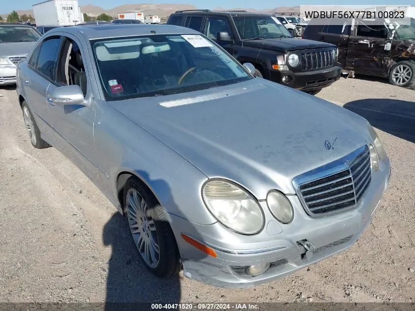 2007 Mercedes-Benz E 350 VIN: WDBUF56X77B100823 Lot: 40471520