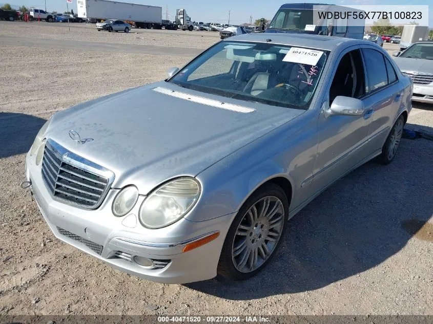 2007 Mercedes-Benz E 350 VIN: WDBUF56X77B100823 Lot: 40471520