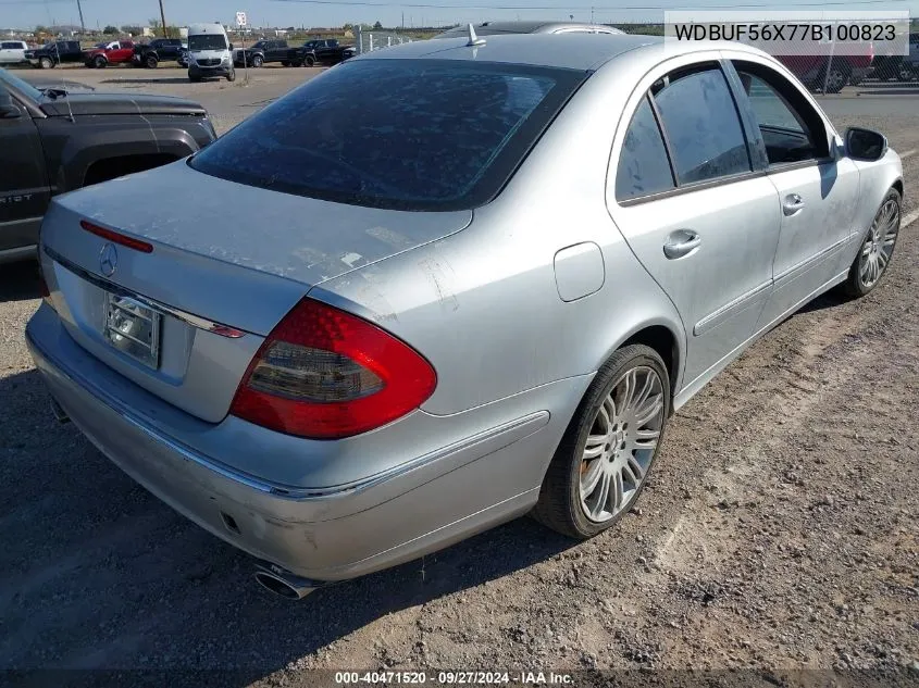 2007 Mercedes-Benz E 350 VIN: WDBUF56X77B100823 Lot: 40471520