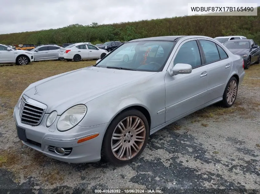 2007 Mercedes-Benz E 350 4Matic VIN: WDBUF87X17B165490 Lot: 40528392