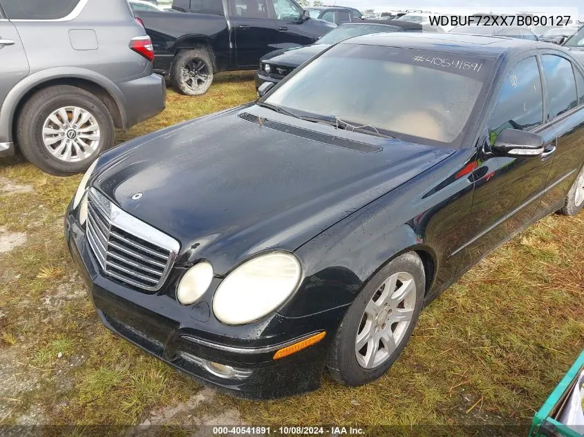 2007 Mercedes-Benz E 550 550 VIN: WDBUF72XX7B090127 Lot: 40541891