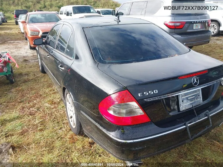 2007 Mercedes-Benz E 550 550 VIN: WDBUF72XX7B090127 Lot: 40541891