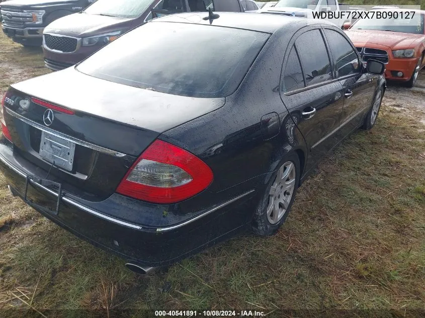 2007 Mercedes-Benz E 550 550 VIN: WDBUF72XX7B090127 Lot: 40541891