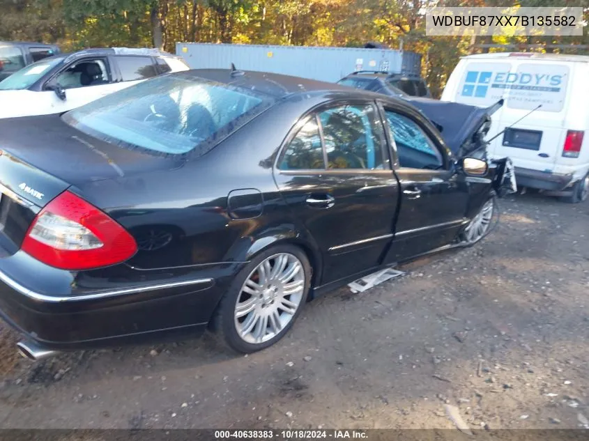 2007 Mercedes-Benz E 350 4Matic VIN: WDBUF87XX7B135582 Lot: 40638383