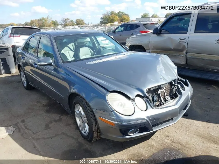 2007 Mercedes-Benz E 320 Bluetec VIN: WDBUF22X57B084772 Lot: 40697748