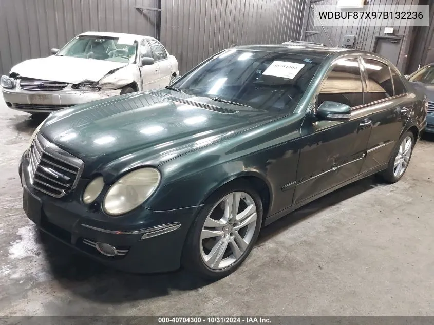 2007 Mercedes-Benz E 350 4Matic VIN: WDBUF87X97B132236 Lot: 40704300