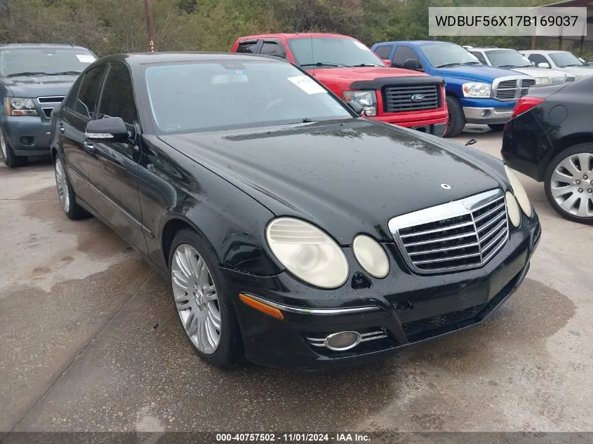 2007 Mercedes-Benz E 350 VIN: WDBUF56X17B169037 Lot: 40757502