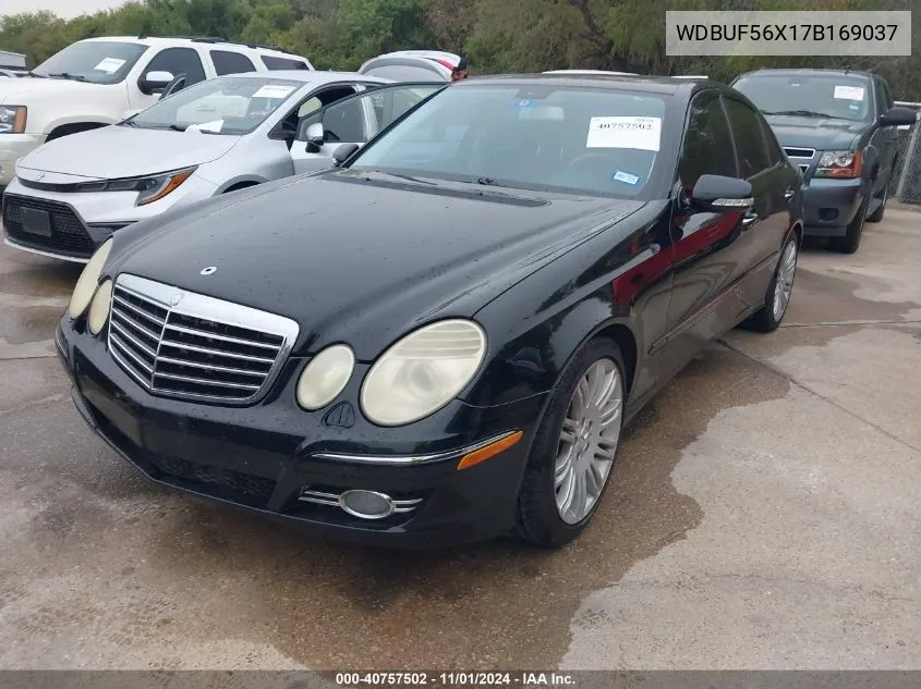 2007 Mercedes-Benz E 350 VIN: WDBUF56X17B169037 Lot: 40757502